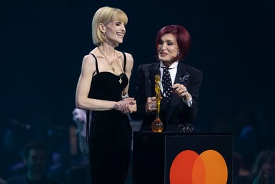 Kelly Osbourne and Sharon Osbourne at the Brit Awards 2026
