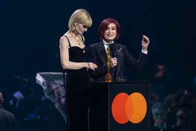 Kelly Osbourne and Sharon Osbourne at the Brit Awards 2026