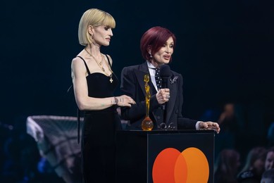 Kelly Osbourne and Sharon Osbourne at the Brit Awards 2026