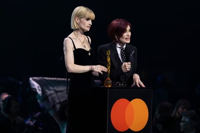 Kelly Osbourne and Sharon Osbourne at the Brit Awards 2026