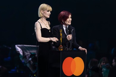 Kelly Osbourne and Sharon Osbourne at the Brit Awards 2026