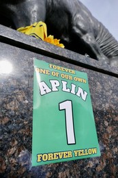 Flowers left for Oxford United goalkeeper Amelia Aplin