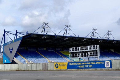 Flowers left for Oxford United goalkeeper Amelia Aplin