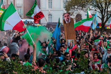 Chaharshanbe Suri, Iranian Embassy, London, UK.