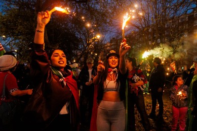 Chaharshanbe Suri, Iranian Embassy, London, UK.
