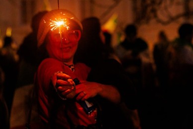 Chaharshanbe Suri, Iranian Embassy, London, UK.