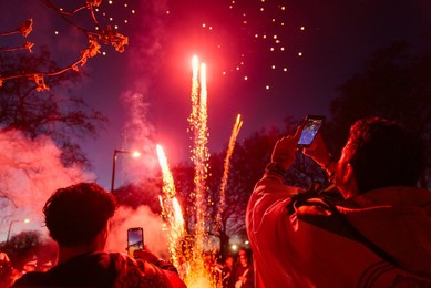 Chaharshanbe Suri, Iranian Embassy, London, UK.