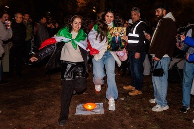 Chaharshanbe Suri, Iranian Embassy, London, UK.