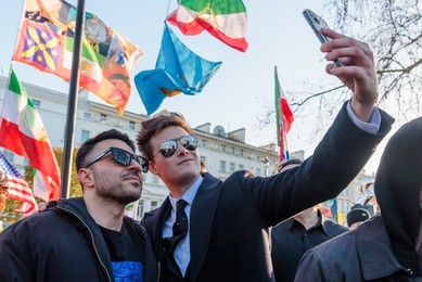 Chaharshanbe Suri, Iranian Embassy, London, UK.