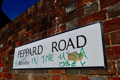 US-Iran war graffiti