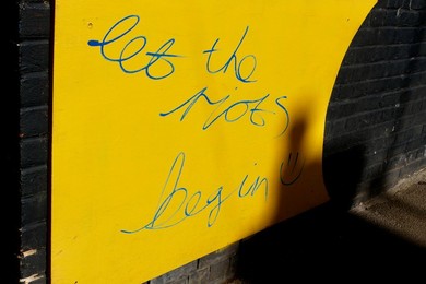 US-Iran war graffiti