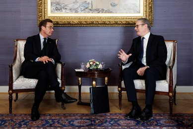 Prime Minister Keir Starmer attends JEF Summit in Helsinki