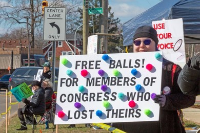 'No Kings' Rally in Detroit