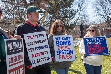 'No Kings' Rally in Detroit
