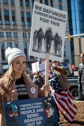 'No Kings' Rally in Detroit