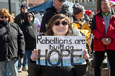 'No Kings' Rally in Detroit