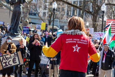 'No Kings' Rally in Detroit