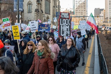 'No Kings' Rally in Detroit