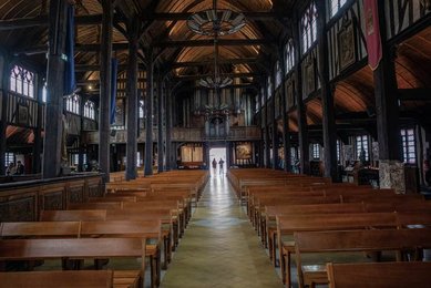 Église Sainte-Catherine à Honfleur / Photo, 2026