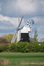 Working flour mill at Wicken, which is rated as Britains most productive windmill.
Wicken, near Ely, cambridgeshire, UK.