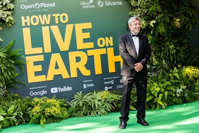 Jonnie Hughes attend the World Premiere of "How To Live On Earth" at ODEON Luxe Leicester Square on June 22, 2026 in London, England.