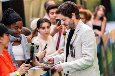 Iwan Rheon attend the World Premiere of "How To Live On Earth" at ODEON Luxe Leicester Square on June 22, 2026 in London, England.