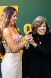 Xiye Bastida and Dr. Slyvia Earle attend the World Premiere of "How To Live On Earth" at ODEON Luxe Leicester Square on June 22, 2026 in London, England.