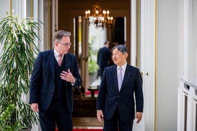 BELGIUM JAPAN STATE VISIT TUESDAY LAMBERMONT