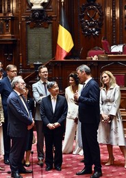 BELGIUM JAPAN STATE VISIT TUESDAY PARLIAMENT
