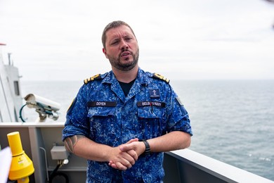 BELGIAN ARRIVAL NEW MINE VESSEL M940