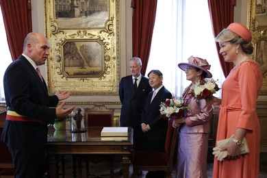 BELGIUM JAPAN STATE VISIT TUESDAY CITY HALL