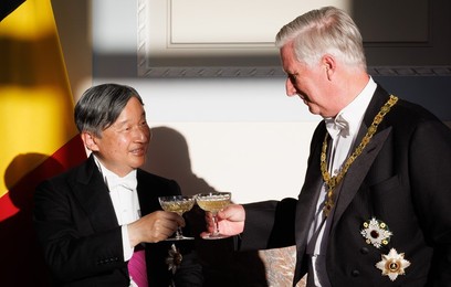 BELGIUM JAPAN STATE VISIT TUESDAY STATE BANQUET