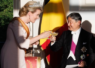 BELGIUM JAPAN STATE VISIT TUESDAY STATE BANQUET