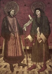 Saint Abdon and Senne / Painting, Aragon?, 15th century