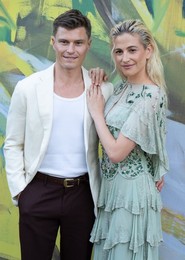 Oliver Cheshire and Pixie Geldof