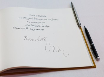 BELGIUM JAPAN STATE VISIT WEDNESDAY CASTLE OF NAMUR