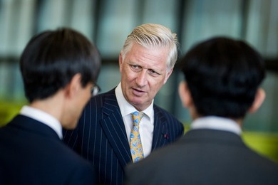 BELGIUM JAPAN STATE VISIT WEDNESDAY IMEC LEUVEN