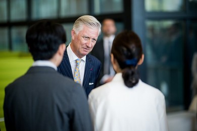 BELGIUM JAPAN STATE VISIT WEDNESDAY IMEC LEUVEN