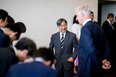 BELGIUM JAPAN STATE VISIT WEDNESDAY IMEC LEUVEN