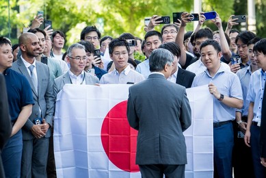 BELGIUM JAPAN STATE VISIT WEDNESDAY IMEC LEUVEN