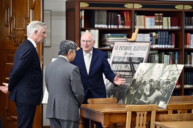 BELGIUM JAPAN STATE VISIT WEDNESDAY KU LEUVEN