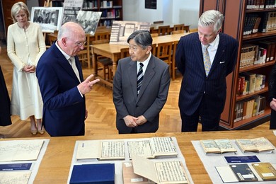 BELGIUM JAPAN STATE VISIT WEDNESDAY KU LEUVEN