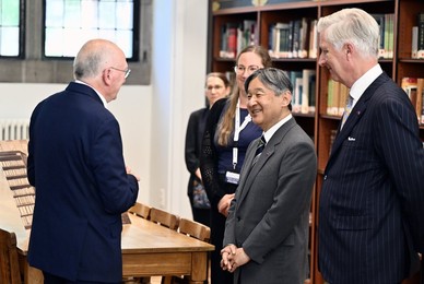 BELGIUM JAPAN STATE VISIT WEDNESDAY KU LEUVEN