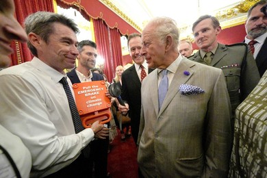 King Charles III attends London Climate Week reception
