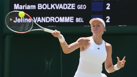 BRITAIN TENNIS WIMBLEDON QUALIF VANDROMME VS BOLKVADZE