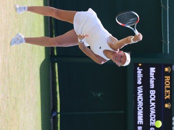 BRITAIN TENNIS WIMBLEDON QUALIF VANDROMME VS BOLKVADZE