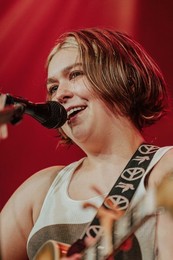 Lindsey Jordan of Snail Mail performs at Electric Ballroom in London, England on June 25, 2026.