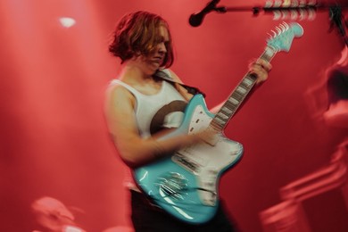 Lindsey Jordan of Snail Mail performs at Electric Ballroom in London, England on June 25, 2026.