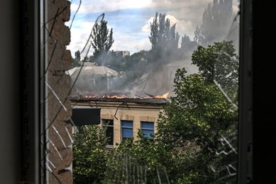 Russian occupiers attack Zaporizhzhia with ballistic missiles
