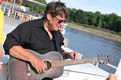 Filming "In London Town Tonight" on the River Thames for "The Andrew Eborn Show" , 26th June 2026